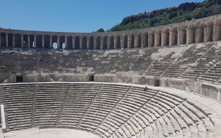 Aspendos: het best bewaarde Romeinse theater