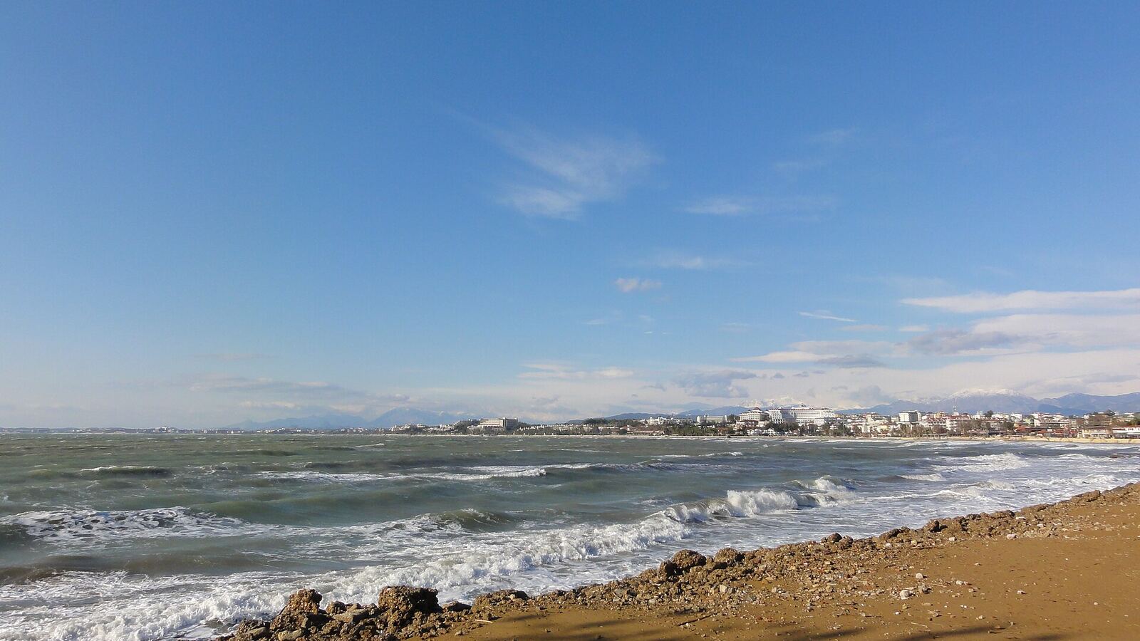 Het strand van Side